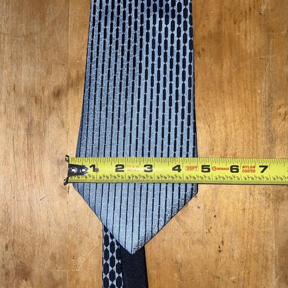 Vintage Mens Tie Titos Of Antioch Blue Polyester - Picture 7 of 8